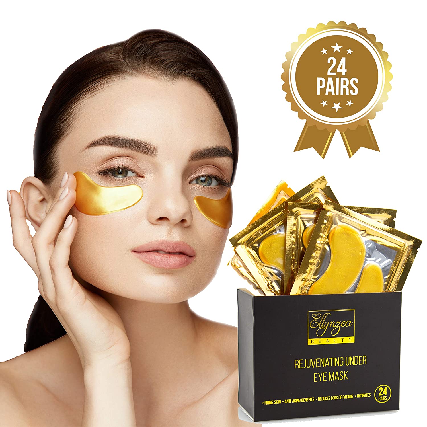 (24 PAIRS) Rejuvenating Under Eye Mask for Puffy Eyes