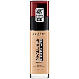 L'Oreal Paris Makeup Infallible Up to 24 Hour Fresh Wear Foundation, All-day Staying Power meets Lightweight, Breathable Coverage